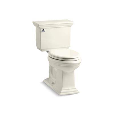Kohler Memoirs Stately Two-piece Elongated Toilet, 1.28 Gpf - Biscuit