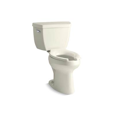 Highline Classic Two-piece elongated toilet, 1.0 gpf - Biscuit