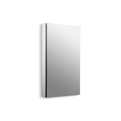 Catalan 20-1/8'' W x 36-1/8'' H aluminum single-door medicine cabinet with 107 degree hinge