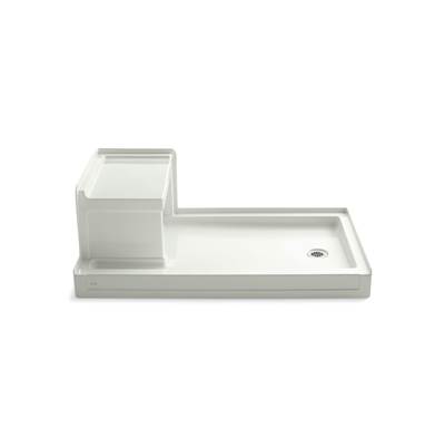 Kohler Tresham 60'' x 36'' alcove shower base, right drain - Dune