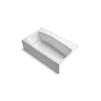 Kohler Villager 60'' x 34-1/4'' alcove bath, right drain - White