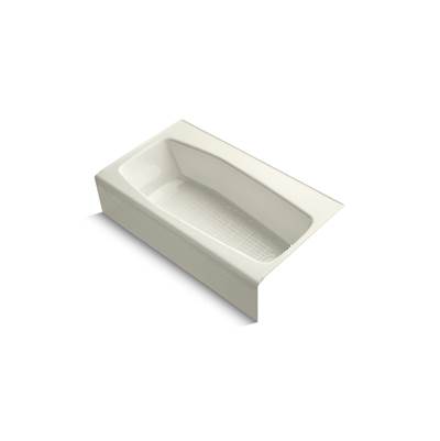 Kohler Villager 60'' x 34-1/4'' alcove bath, right drain - Biscuit