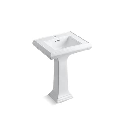 Kohler Memoirs Classic 24-1/4'' Rectangular Pedestal Bathroom Sink - White