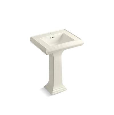 Kohler Memoirs Classic 24-1/4'' Rectangular Pedestal Bathroom Sink - Biscuit