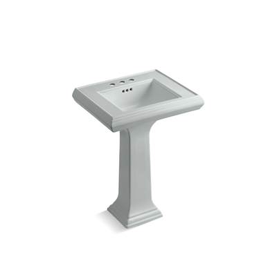 Kohler Memoirs Classic 24-1/4'' Rectangular Pedestal Bathroom Sink - Ice Grey