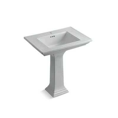 Kohler Memoirs Stately 30-3/4'' Rectangular Pedestal Bathroom Sink - Ice Grey