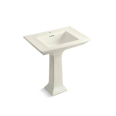 Kohler Memoirs Stately 30-3/4'' Rectangular Pedestal Bathroom Sink - Biscuit