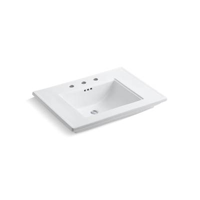 Kohler Memoirs Stately 30'' Pedestal/console Table Bathroom Sink - White