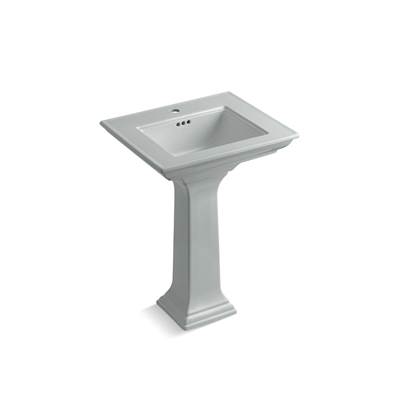 Kohler Memoirs Stately 25'' Rectangular Pedestal Bathroom Sink - Ice Grey
