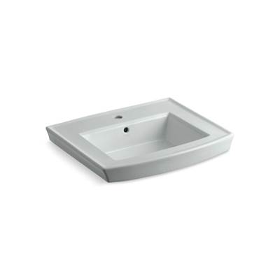 Archer 24'' rectangular pedestal bathroom sink