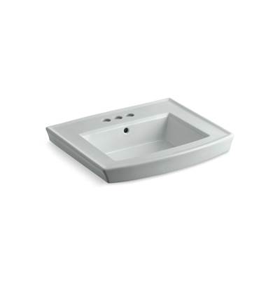 Archer 24'' rectangular pedestal bathroom sink