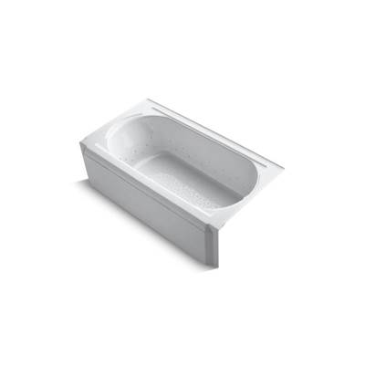 Kohler Memoirs 60'' X 33-3/4'' Alcove Bubblemassagee Air Bath with Polished Chrome Airjet Color...