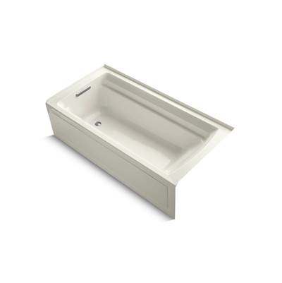 Archer 72'' x 36'' alcove bath with Bask heated surface, left drain