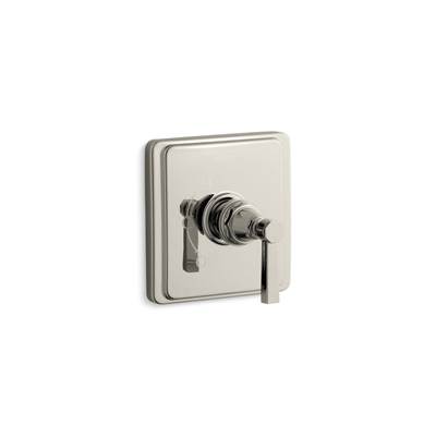 Kohler Pinstripe Pure Rite-temp Valve Trim with Lever Handle - Vibrant Polished Nickel