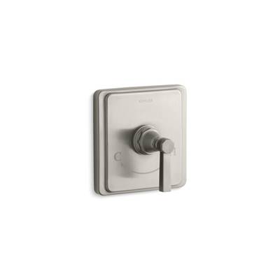 Kohler Pinstripe Mastershower Temperature Control Valve Trim with Lever Handle - Vibrant Brushed...