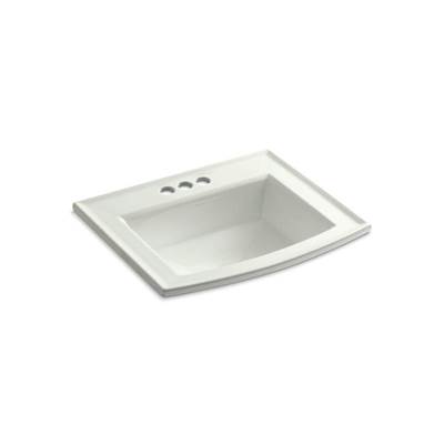 Archer Drop-in bathroom sink with 4'' centerset faucet holes
