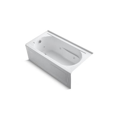 Devonshire 60'' x 32'' alcove heated whirlpool bath, left drain