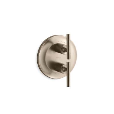 Kohler Purist Mastershower Temperature and Volume Control Valve Trim - Vibrant Brushed Bronze
