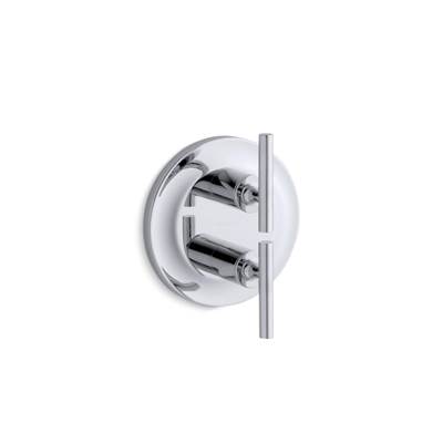 Kohler Purist Mastershower Temperature and Volume Control Valve Trim - Polished Chrome