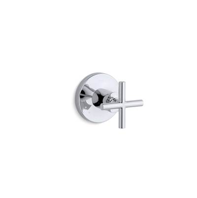Kohler Purist Mastershower Volume Control Valve Trim with Cross Handle - Polished Chrome