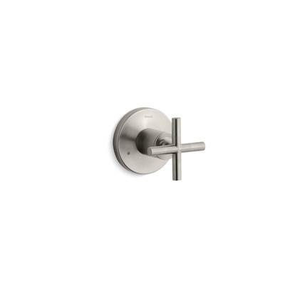Kohler Purist Mastershower Transfer Valve Trim with Cross Handle - Vibrant Brushed Nickel