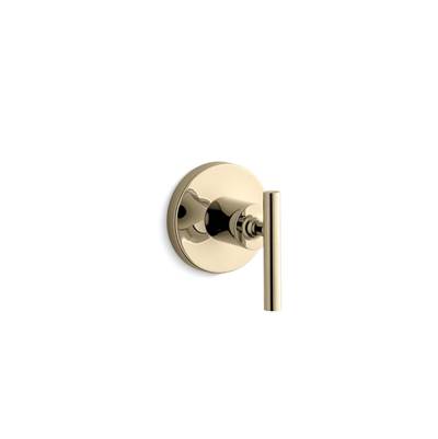 Kohler Purist Mastershower Transfer Valve Trim with Lever Handle - Vibrant French Gold