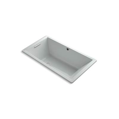 Kohler Underscore 66'' x 36'' drop-in Heated BubbleMassageE air bath - Ice Grey