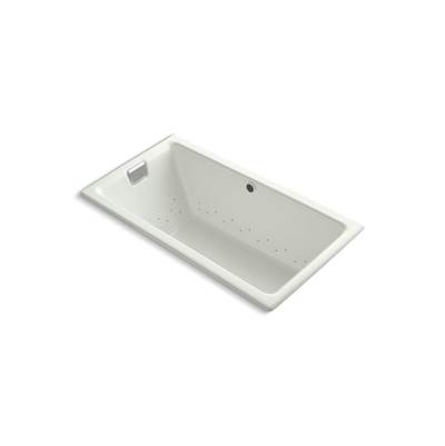 Kohler Tea-for-Two 66'' x 36'' drop-in Heated BubbleMassageE air bath - Dune