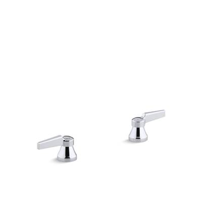Kohler Triton Lever handles for centerset base faucet - Polished Chrome