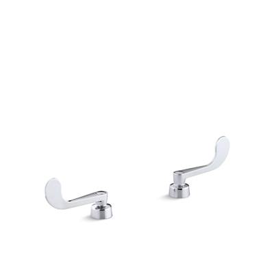 Kohler Triton Wristblade lever handles for centerset base faucet - Polished Chrome