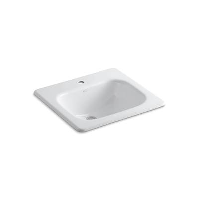 Kohler Tahoe 21'' rectangular drop-in bathroom sink - White