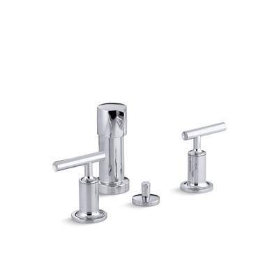 Kohler Purist Vertical spray bidet faucet with lever handles - Polished Chrome