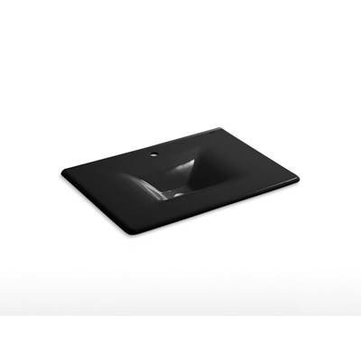 Kohler Iron/impressions 31'' Enameled Cast Iron Vanity Top with Integrated Rectangular Sink - Black