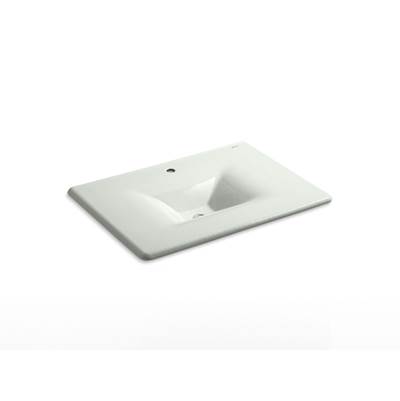 Kohler Iron/impressions 31'' Enameled Cast Iron Vanity Top with Integrated Rectangular Sink - Sea...
