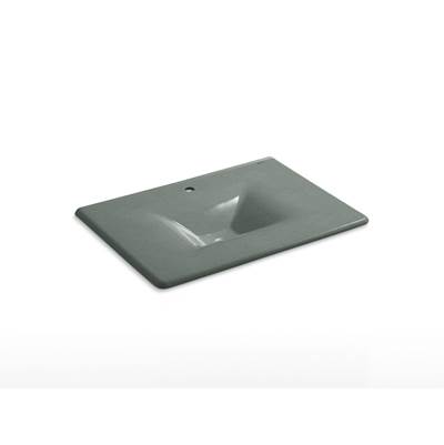 Kohler Iron/impressions 31'' Enameled Cast Iron Vanity Top with Integrated Rectangular Sink - Basalt