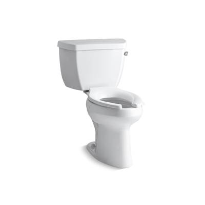 Highline Classic Two-piece elongated toilet, 1.0 gpf - White
