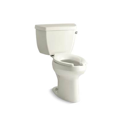 Highline Classic Two-piece elongated toilet, 1.0 gpf - Biscuit