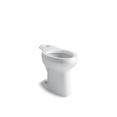 Highline Elongated toilet bowl - White