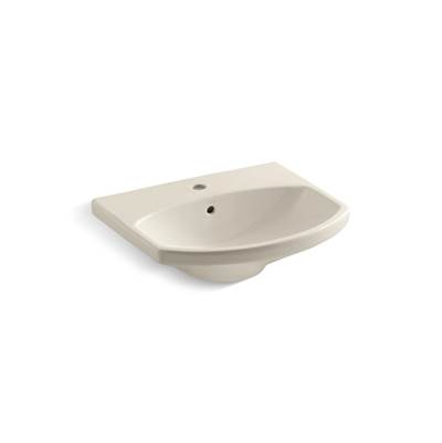 Cimarron 22-3/4'' rectangular pedestal bathroom sink