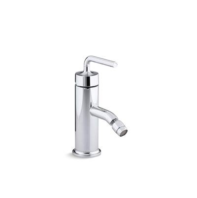 Kohler Purist Horizontal Swivel Spray Aerator Bidet Faucet With Straight Lever Handle - - Polishe...