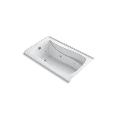 Kohler Mariposa 60'' X 36'' Alcove Heated Whirlpool, Left Drain And Heater - White