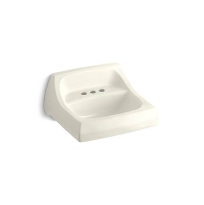 Kohler Kingstone 21-1/4'' X 18-1/8'' Wall-mount/concealed Arm Carrier Bathroom Sink With 4'' Cent...