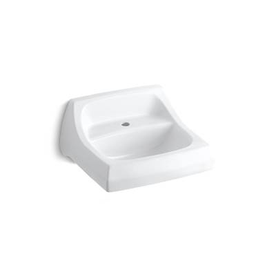 Kohler Kingstone 21-1/4'' X 18-1/8'' Wall-mount/concealed Arm Carrier Arm Bathroom Sink With Sing...