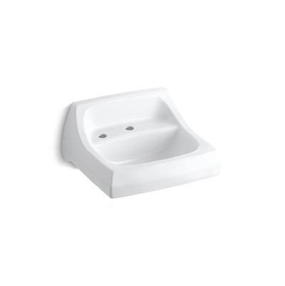 Kohler Kingstone 21-1/4'' X 18-1/8'' Wall-mount/concealed Arm Carrier Bathroom Sink With Single F...