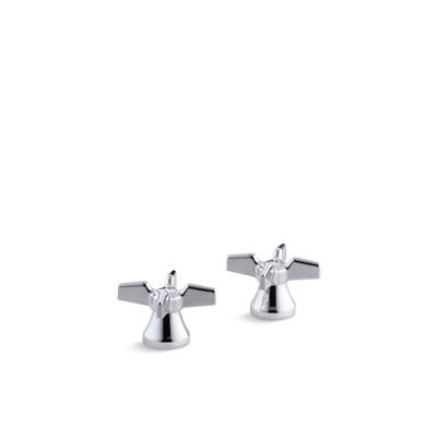 Kohler Triton Cross handles for centerset base faucet - Polished Chrome