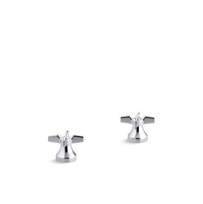 Kohler Triton Cross handles for widespread base faucet - Polished Chrome