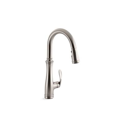 Bellera Pull-down kitchen sink faucet with three-function sprayhead
