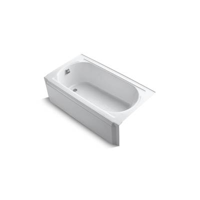 Kohler Memoirs 60'' X 33-3/4'' Alcove Bath, Left Drain - White