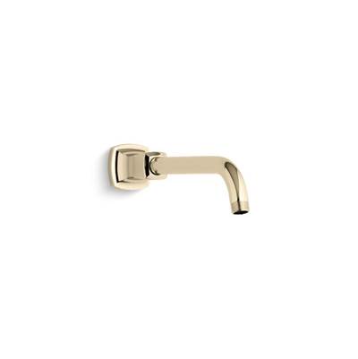 Kohler Margaux Shower Arm and Flange - Vibrant French Gold