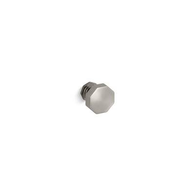 Kohler Pinstripe Cabinet Knob - Vibrant - Brushed Nickel